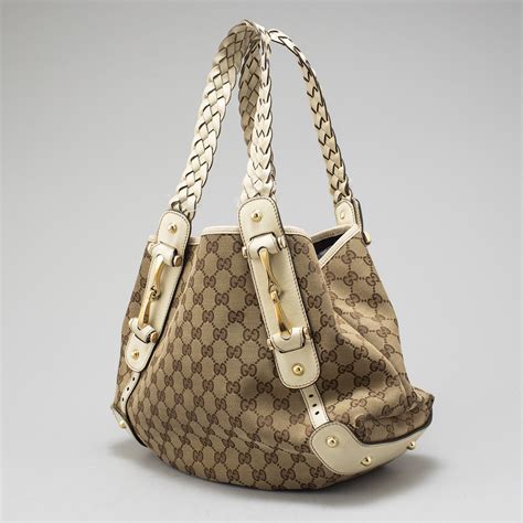 gucci bamboo bag monogram|vintage Gucci monogram tote bag.